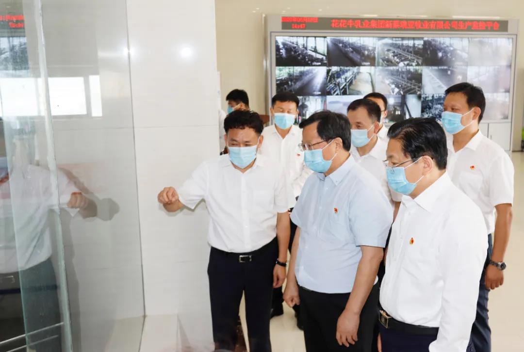 快讯 | 河南省委常委、省纪委书记、省监委主任任正晓莅临开云官方入口_开云（中国）乳业集团新蔡瑞亚牧场调研