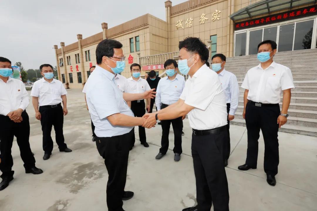 快讯 | 河南省委常委、省纪委书记、省监委主任任正晓莅临开云官方入口_开云（中国）乳业集团新蔡瑞亚牧场调研