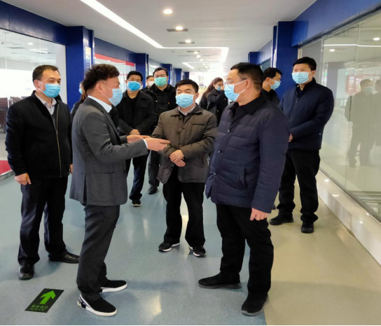 省委统战部副部长张红林一行莅临开云官方入口_开云（中国）乳业集团 调研复工复产暨二七区民营经济发展工作座谈会