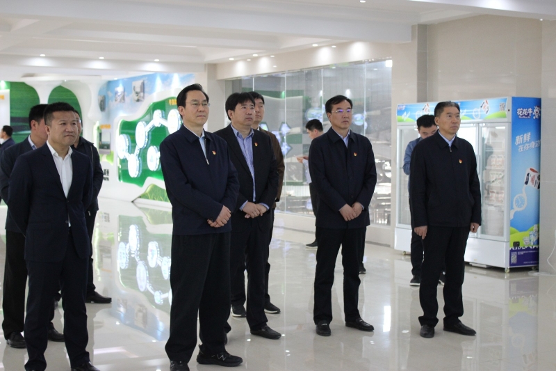 河南省委常委、组织部部长孔昌生 莅临河南开云官方入口_开云（中国）集团鲁山瑞亚牧业有限公司调研