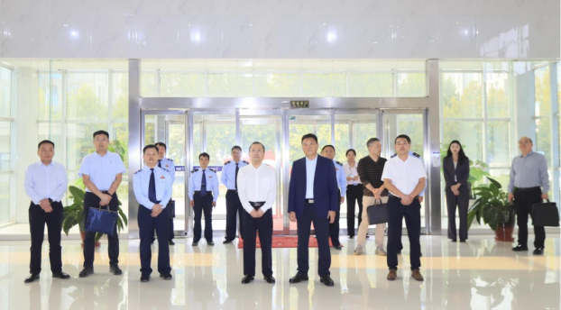 郑州市税务局党委书记曹学胜一行莅临河南开云官方入口_开云（中国）乳业集团参观调研
